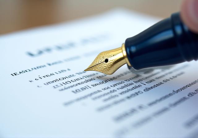 Legal professional reviewing a complex manuscript with architectural and industrial maps in background